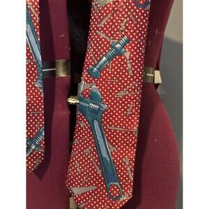 Men’s Home improvement tv show tool wrench neck tie